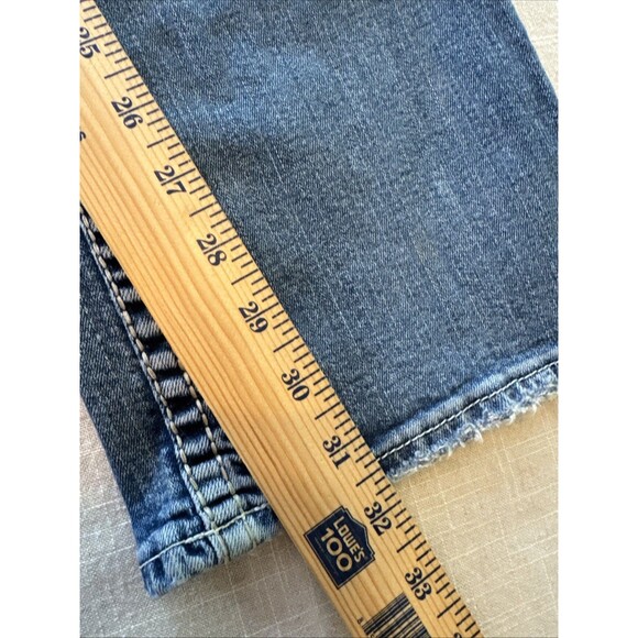 Silver Jeans SUKI Slim Boot Built Free Distressed Flap Pocket 32x33 (fits 32x32) - Picture 14 of 15